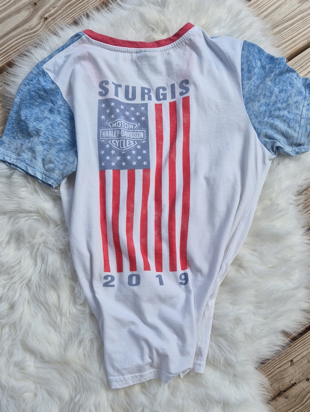LADIES HARLEY DAVIDSON 2019 STURGIS DEADWOOD TEE